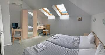 Фото номера Двухместный номер Делюкс в мансарде Гостевой дом Da Vinci Guesthouse г. Выршец 2